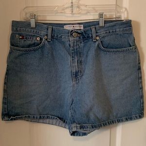 Tommy Hilfiger women's blue jean shorts. Size 14